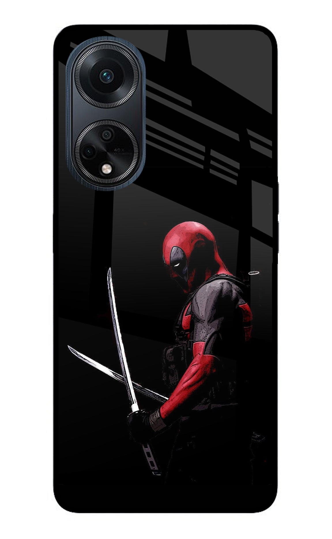 Deadpool Oppo F23 Glass Case