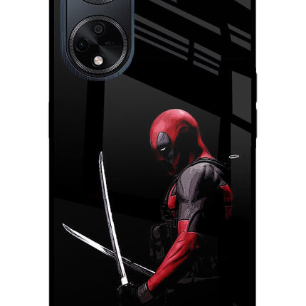 Deadpool Oppo F23 Glass Case Back Cover by Casekaro