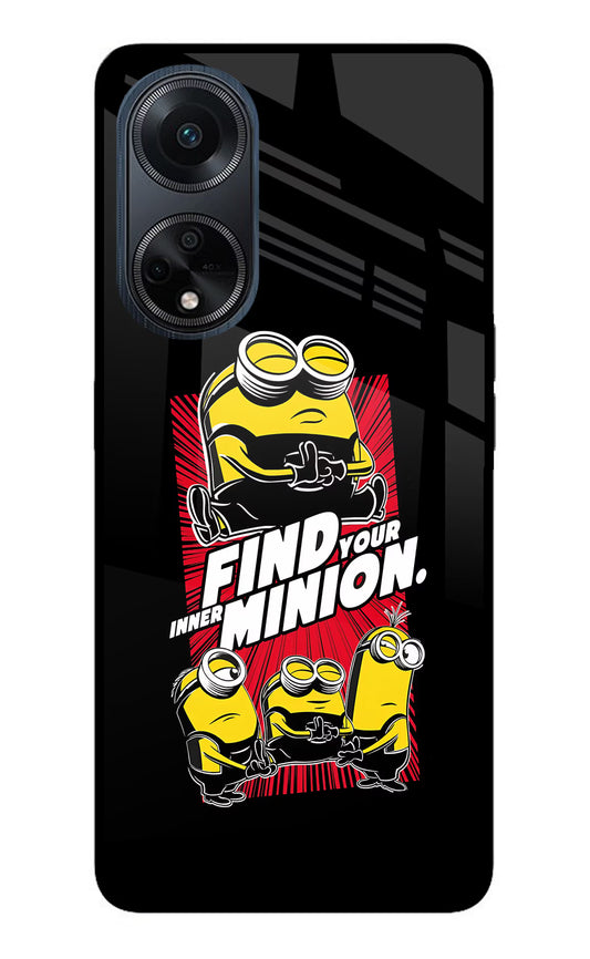 Find your inner Minion Oppo F23 Glass Case