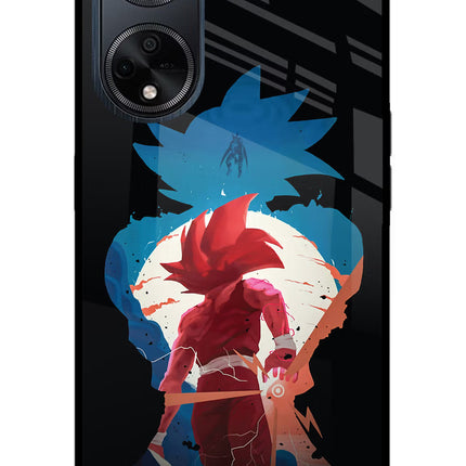 Goku Oppo F23 Glass Case Back Cover by Casekaro