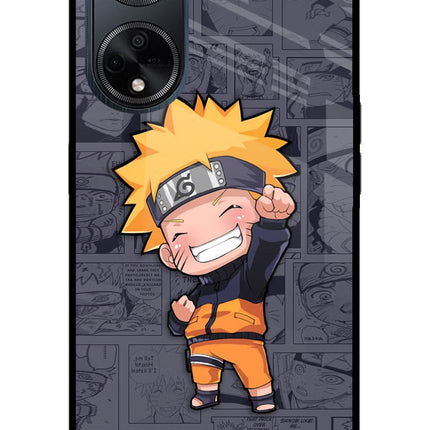 Chota Naruto Oppo F23 Glass Case Back Cover by Casekaro