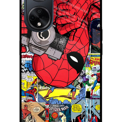 Spider Man Oppo F23 Glass Case
