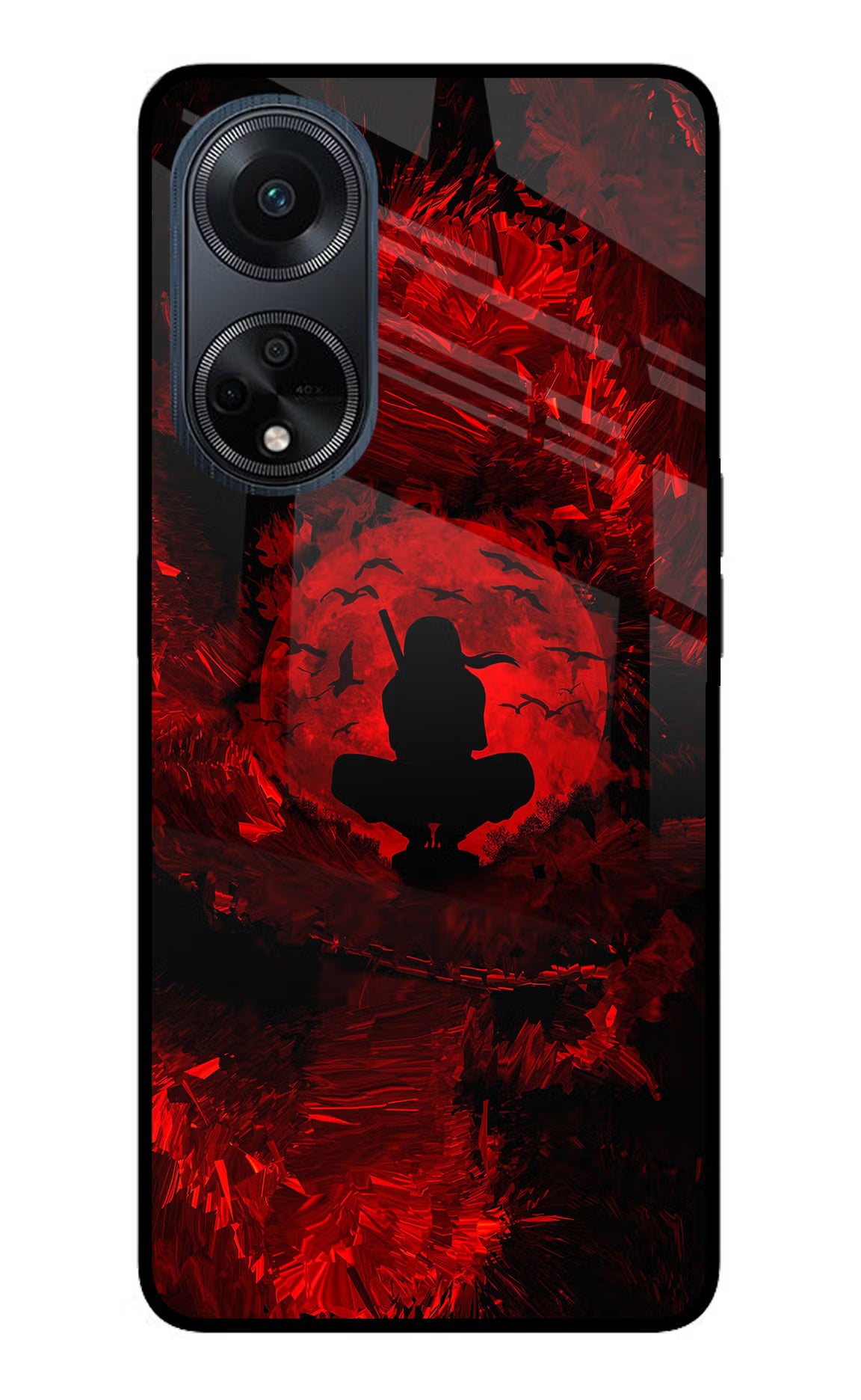 Itachi Uchiha Oppo F23 Glass Case Back Cover by Casekaro