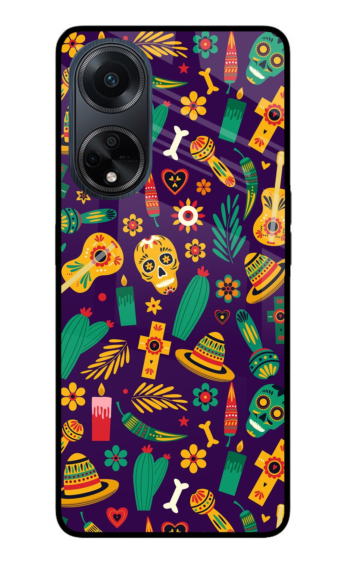 Mexican Artwork Oppo F23 Back Cover