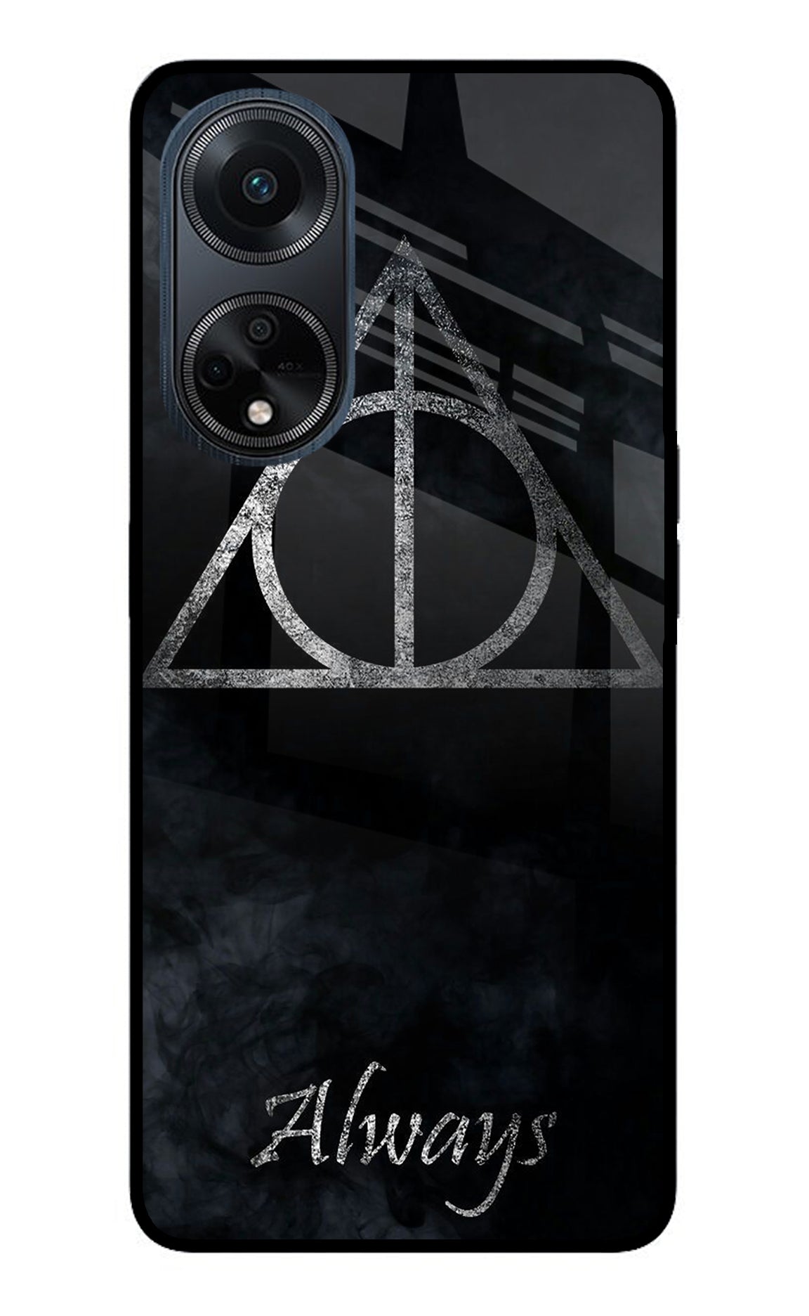 Deathly Hallows Oppo F23 Glass Case