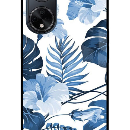 Fabric Art Oppo F23 Glass Case Back Cover by Casekaro