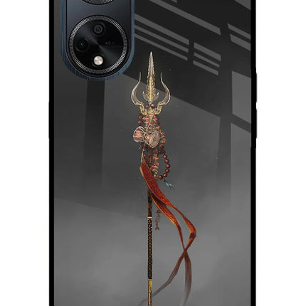 Shiv Trishul Oppo F23 Glass Case