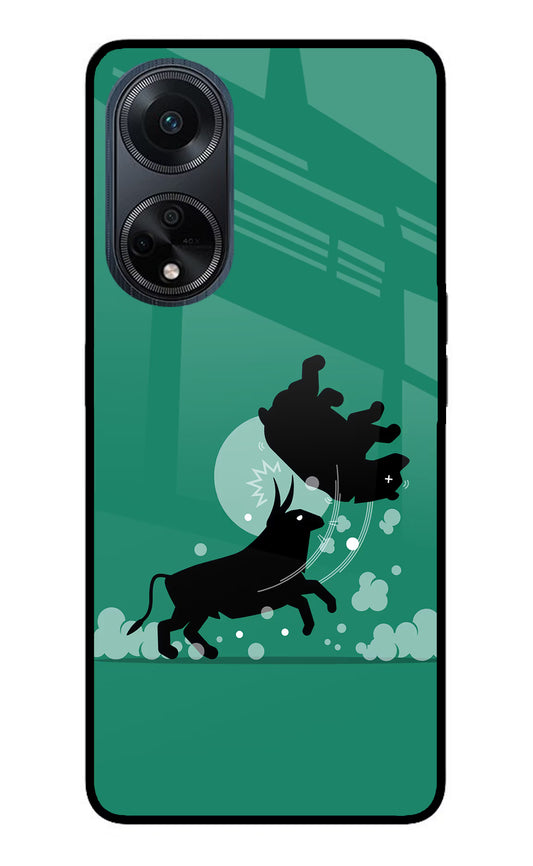 Bull Conqueror Oppo F23 Glass Case