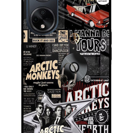 Arctic Monkeys Oppo F23 Glass Case