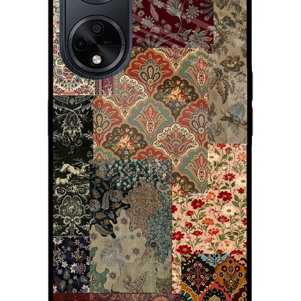 Desi Print Oppo F23 Glass Case Back Cover by Casekaro