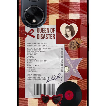 Queen of Disaster Oppo F23 Glass Case