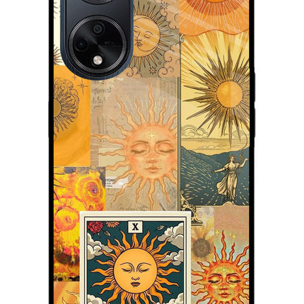 Sun Oppo F23 Glass Case Back Cover by Casekaro