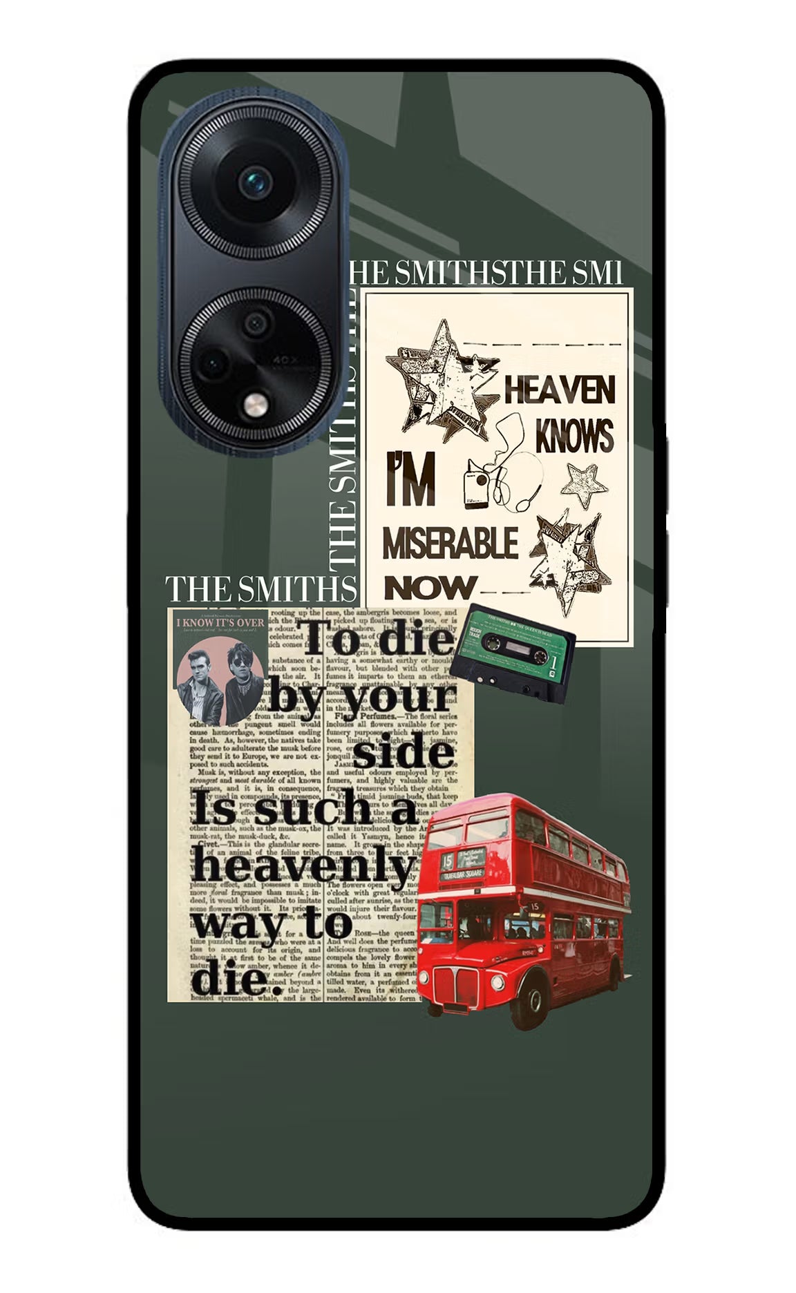 The Smiths Oppo F23 Glass Case Back Cover by Casekaro