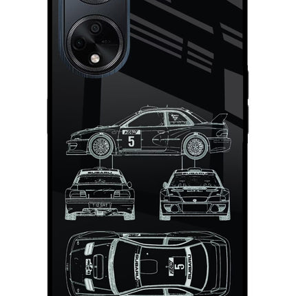 WRC'99 Oppo F23 Glass Case