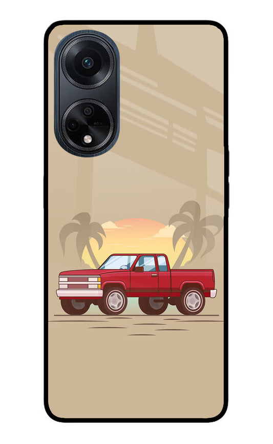 Desert Classic Drive Oppo F23 Glass Case