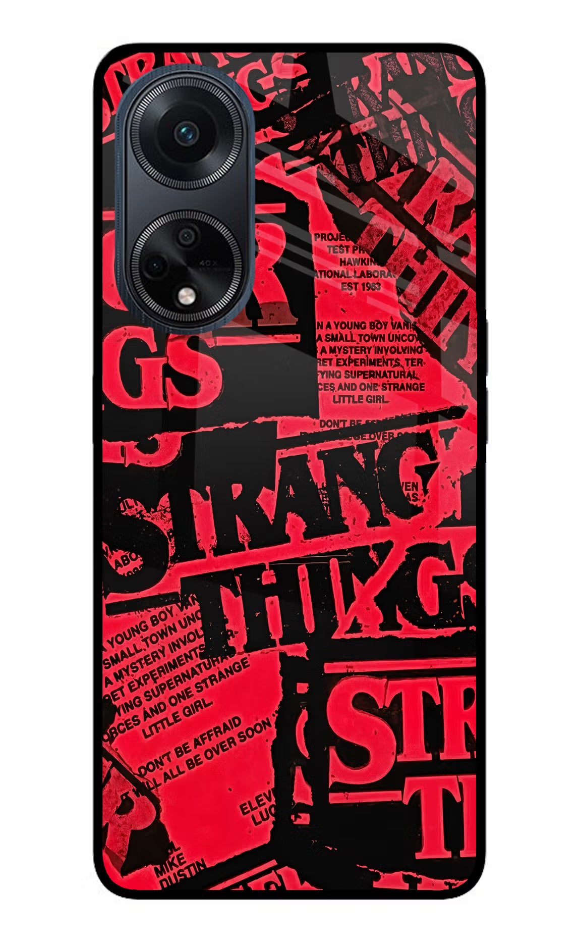 Ordinary Things Oppo F23 Glass Case Back Cover by Casekaro