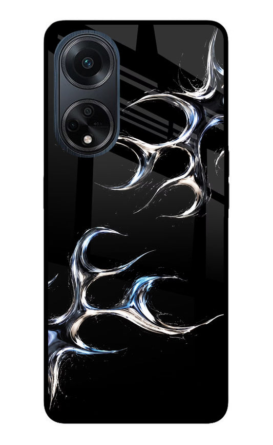 Chrome Tribal Oppo F23 Glass Case