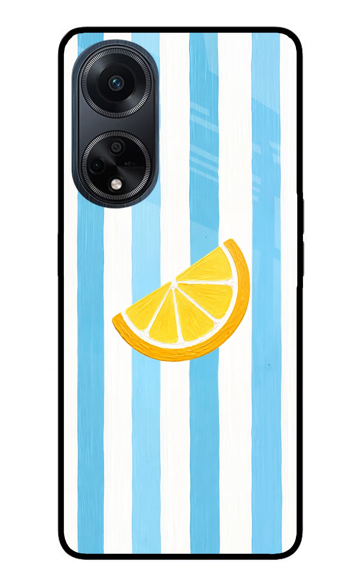 Summer Lemon Oppo F23 Glass Case