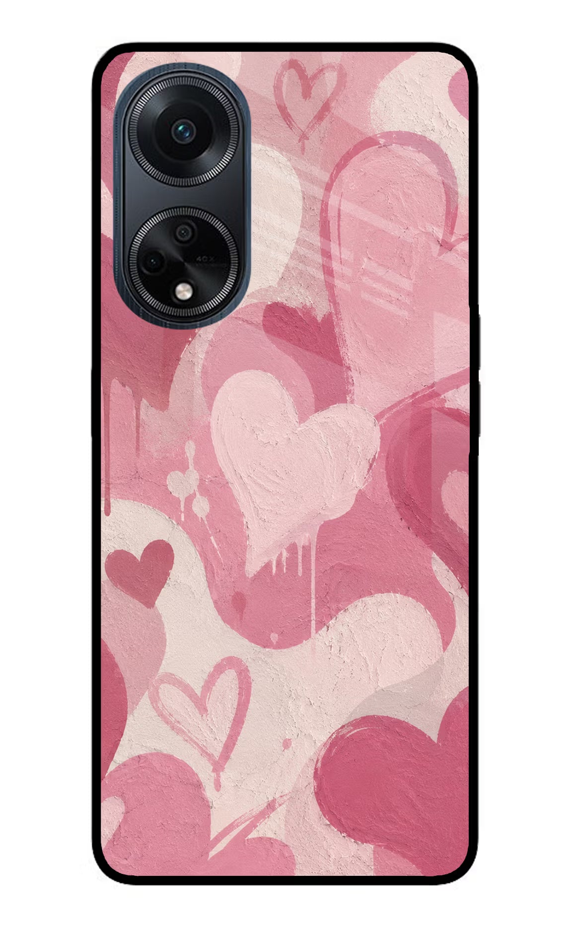 Hearty case Oppo F23 Glass Case