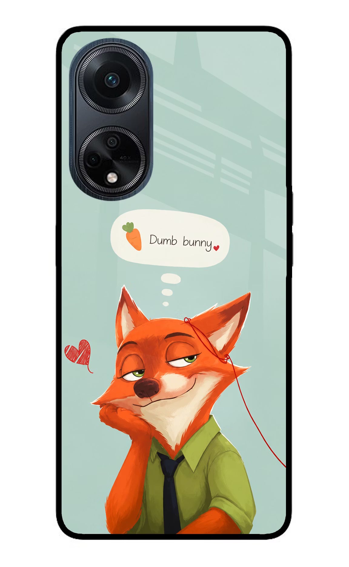 Nick Charm Oppo F23 Glass Case