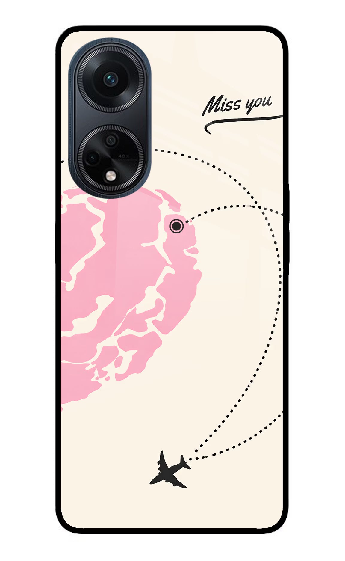 Miss Orbit Oppo F23 Glass Case