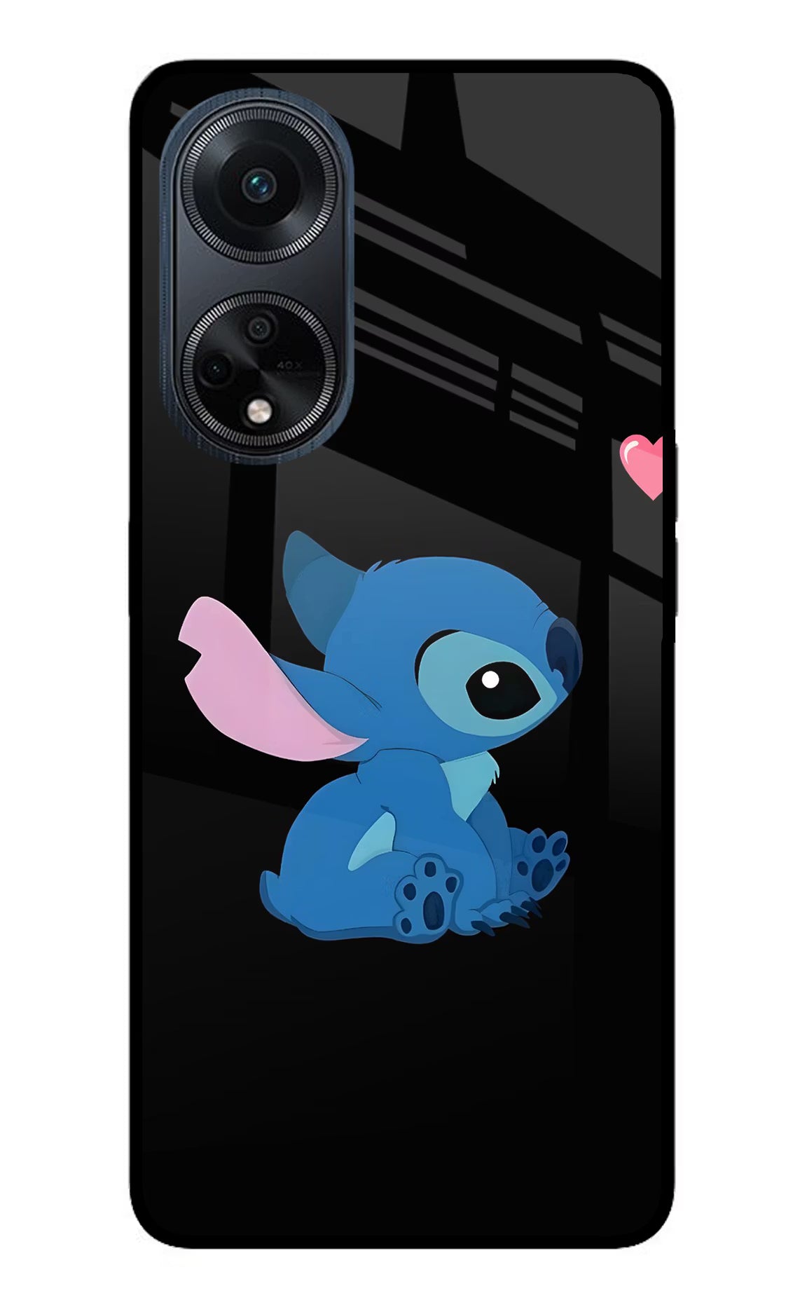 Stitch Crush Oppo F23 Glass Case
