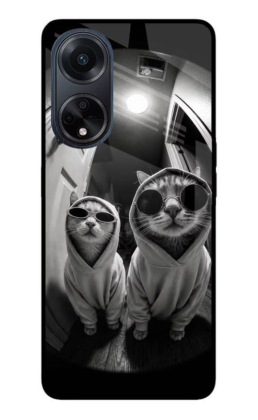 Hood Cats Oppo F23 Glass Case