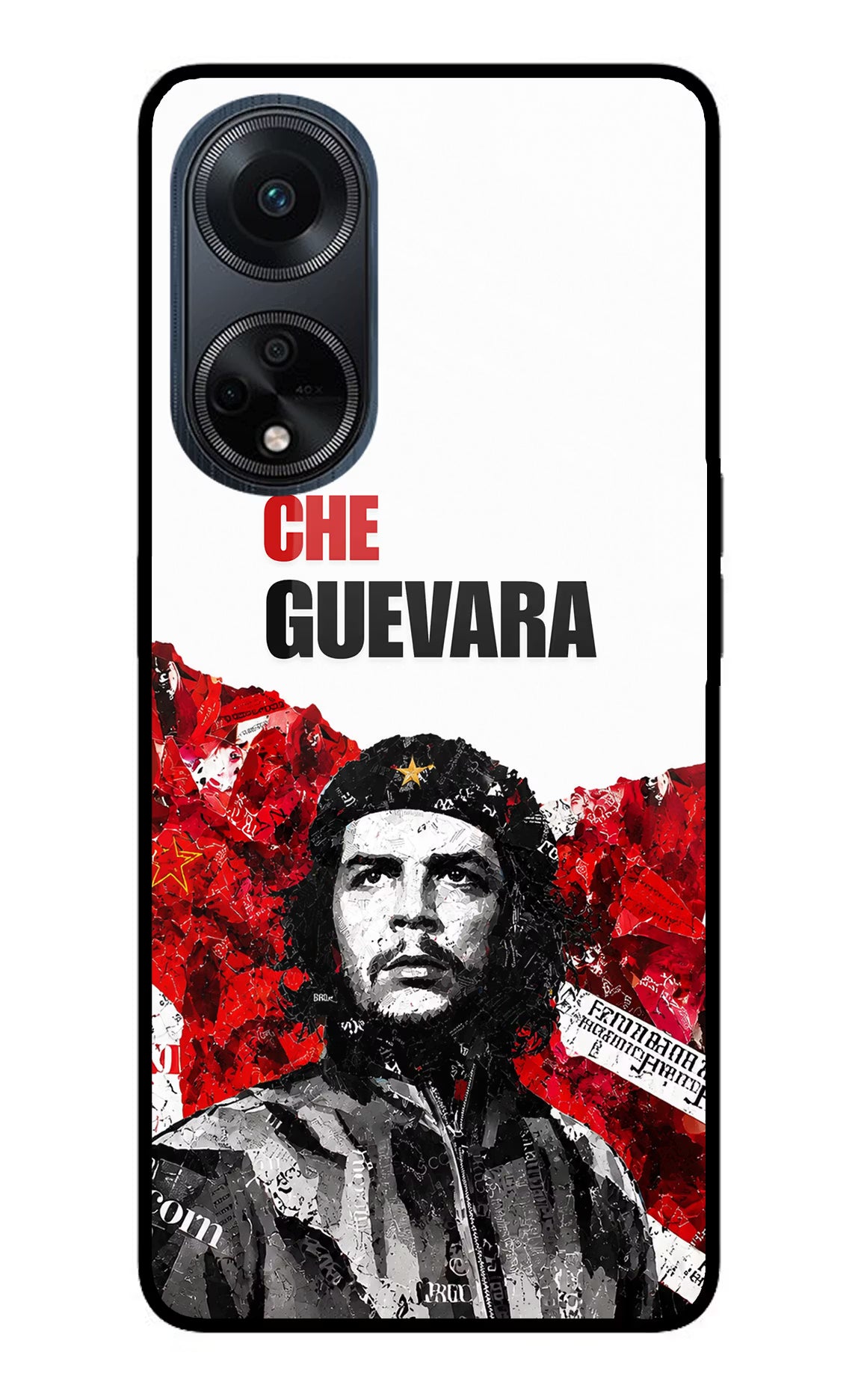 Che Guevara Revolution Oppo F23 Glass Case
