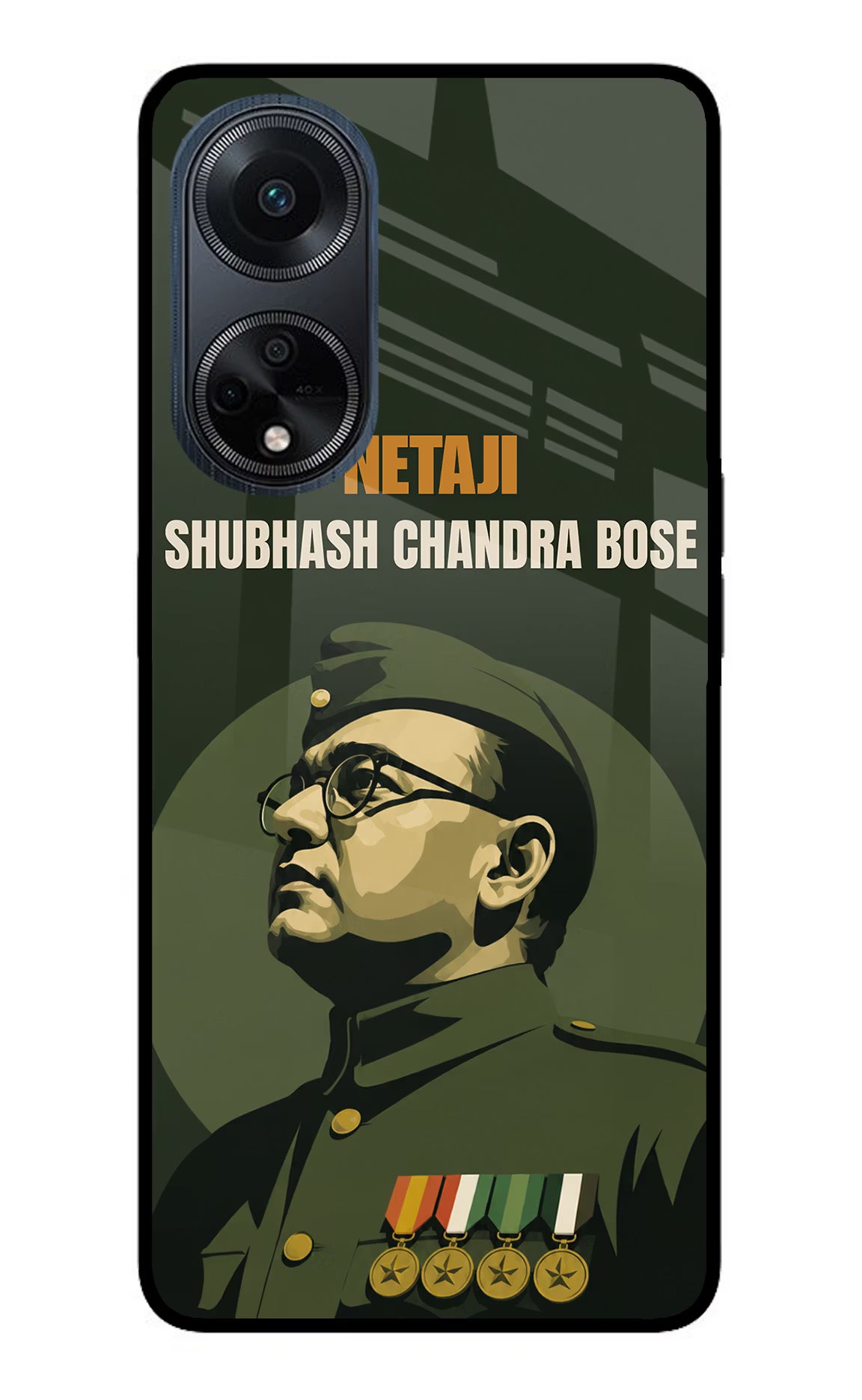 Netaji Legacy Oppo F23 Glass Case