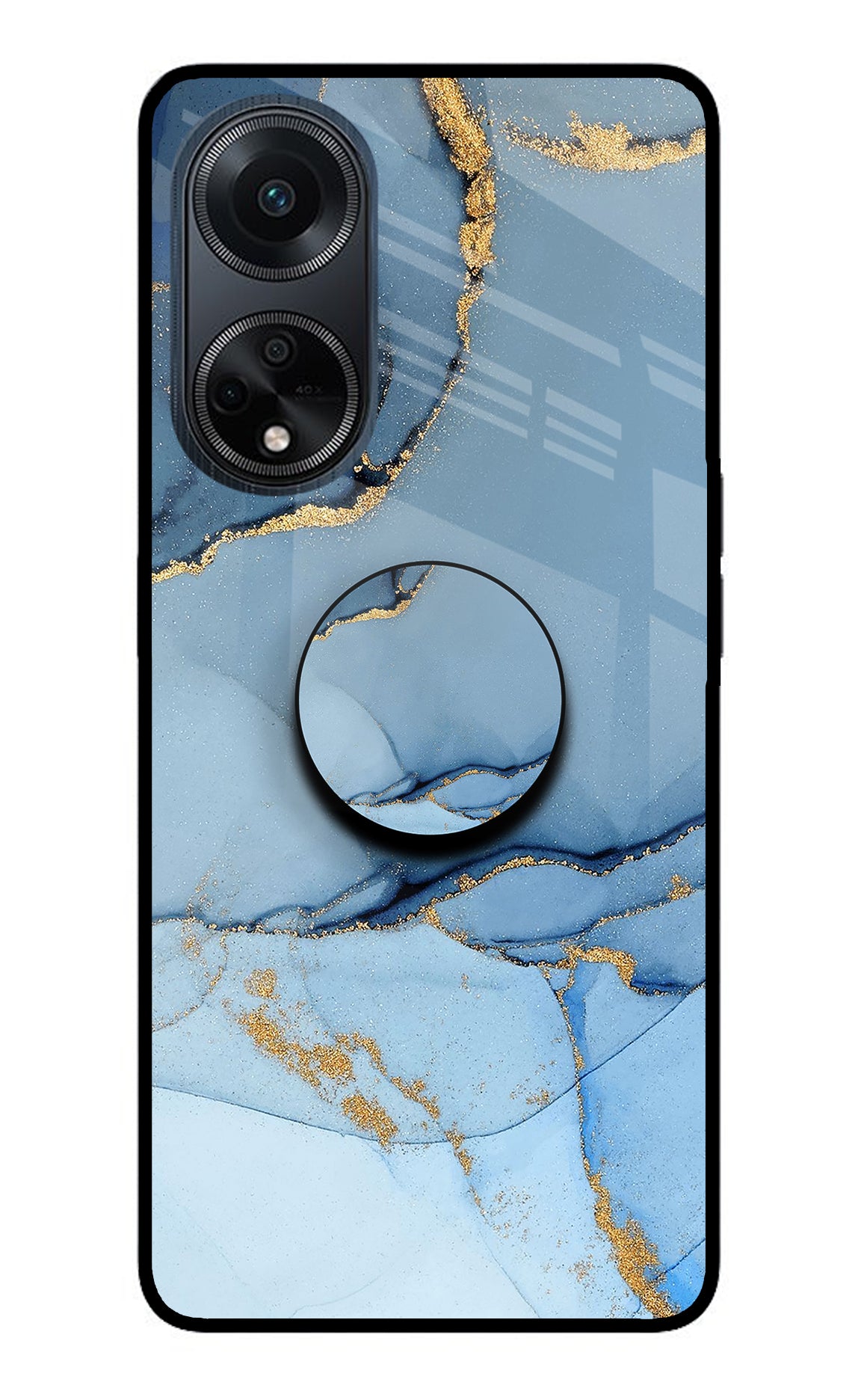 Blue Marble Oppo F23 Glass Case