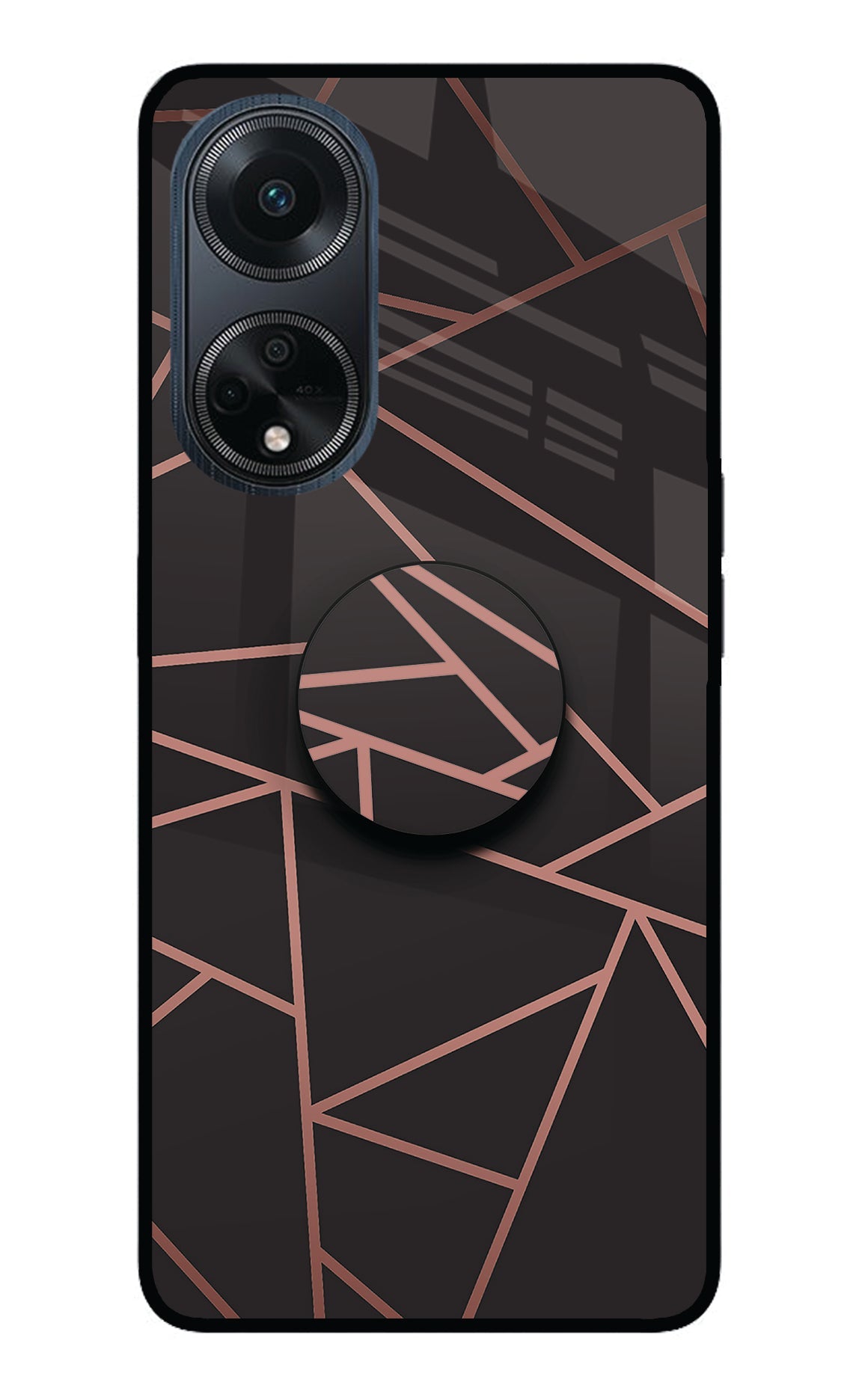 Geometric Pattern Oppo F23 Pop Case