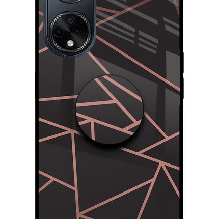 Geometric Pattern Oppo F23 Pop Case by Casekaro