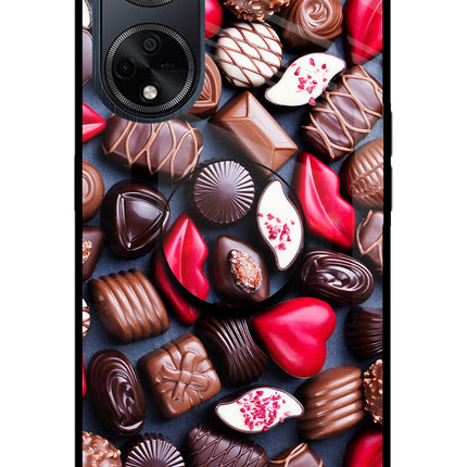 Chocolates Oppo F23 Pop Case by Casekaro