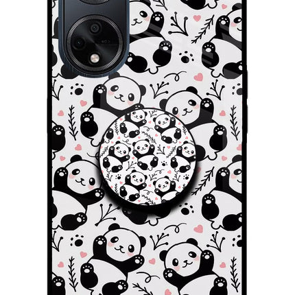 Cute Panda Oppo F23 Pop Case by Casekaro