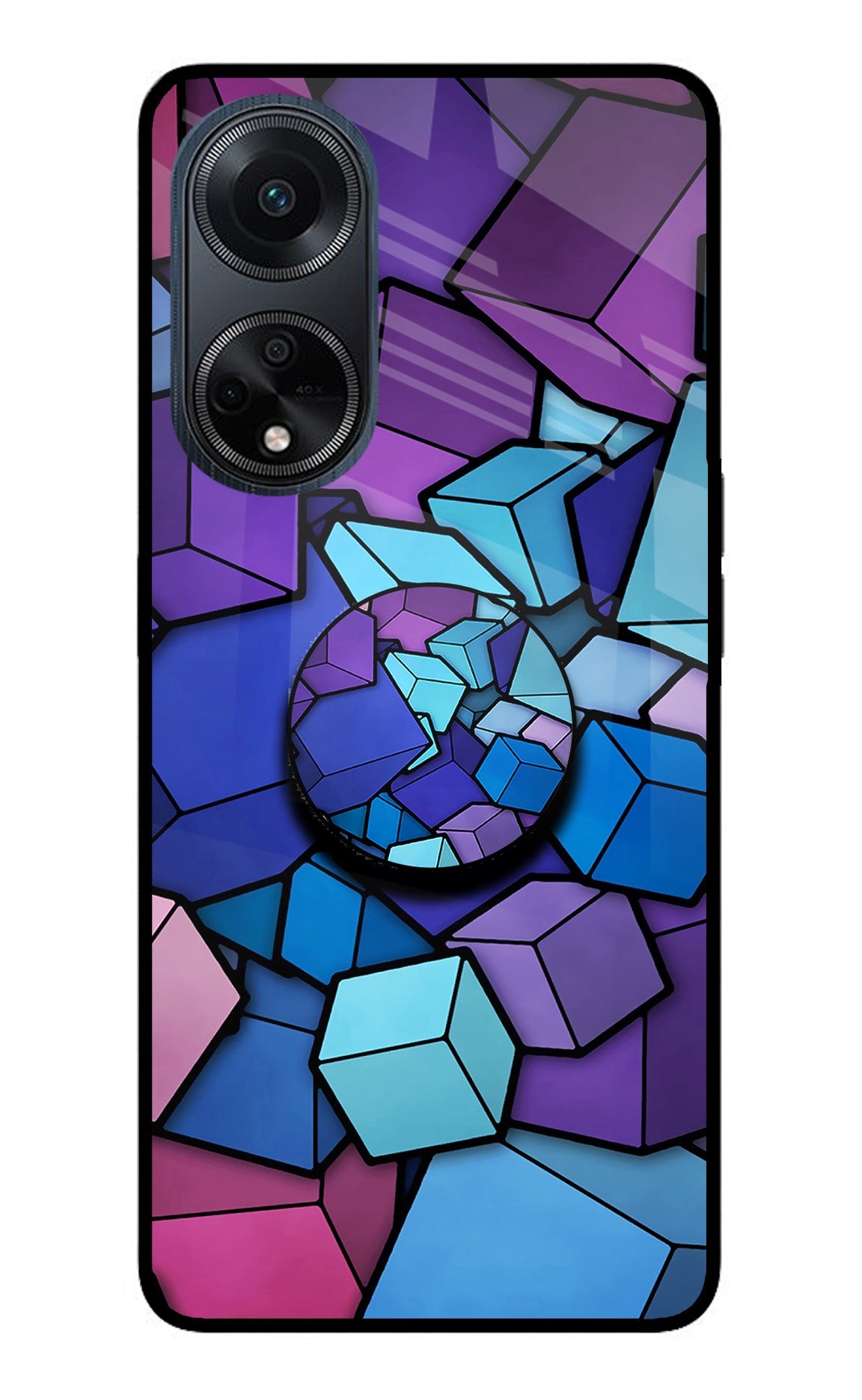 Cubic Abstract Oppo F23 Pop Case