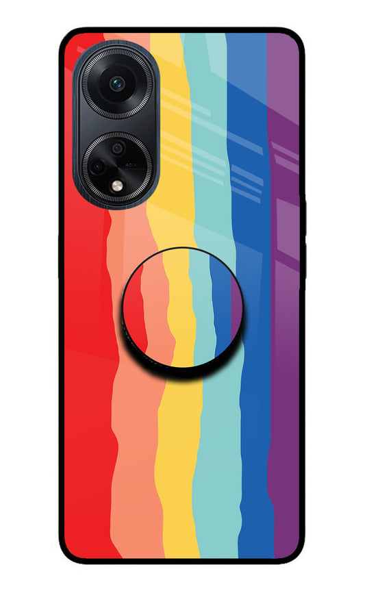 Rainbow Oppo F23 Glass Case