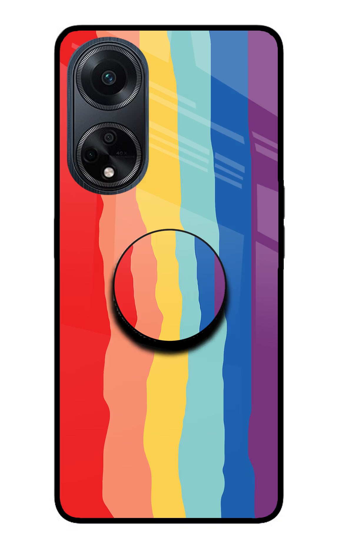 Rainbow Oppo F23 Pop Case by Casekaro