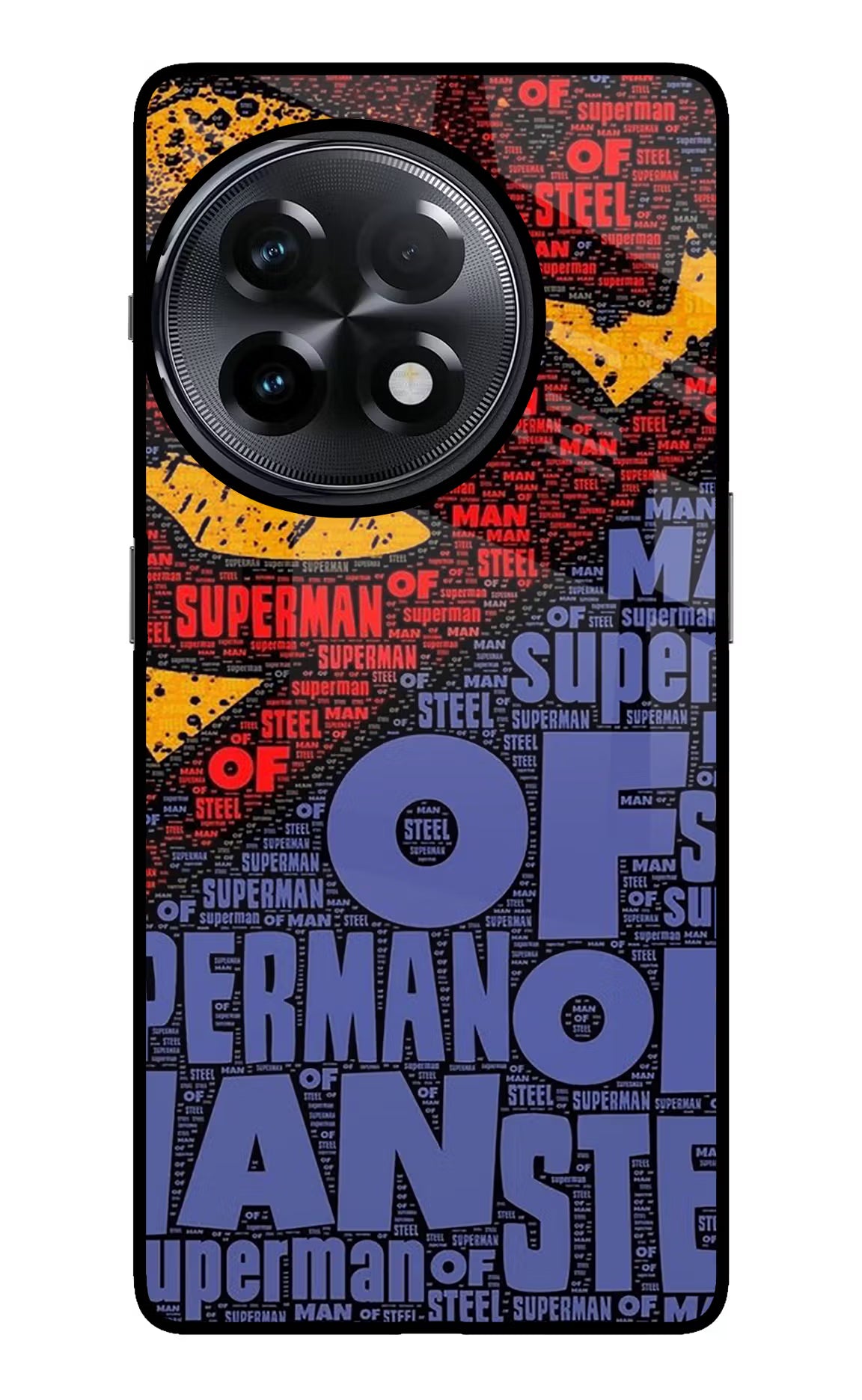 Superman OnePlus 11R Glass Case Back Cover by Casekaro