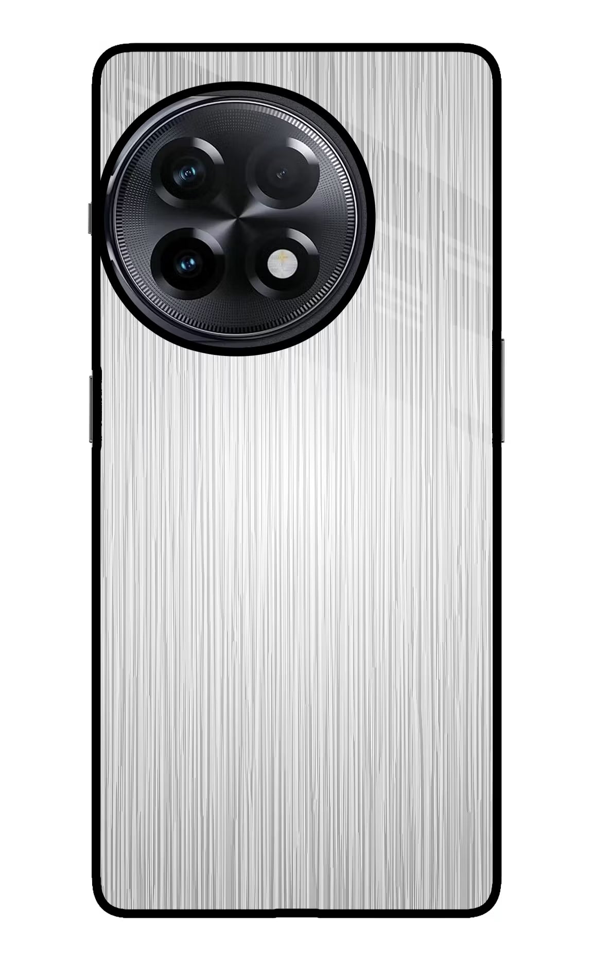 Wooden Grey Texture OnePlus 11R Glass Case Back Cover by Casekaro