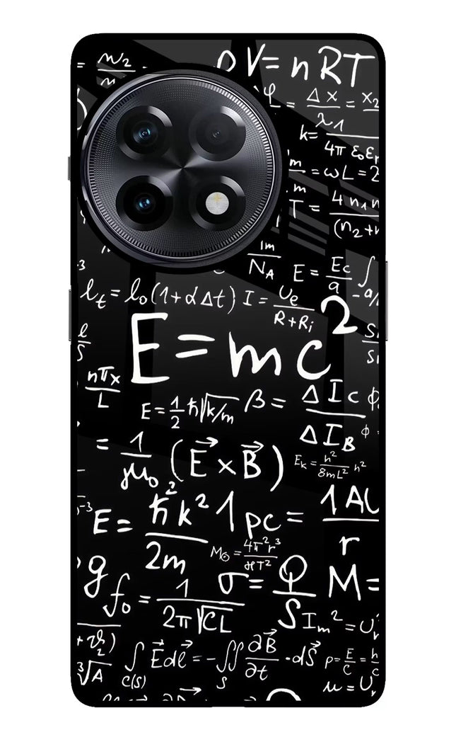 Physics Formula OnePlus 11R Glass Case