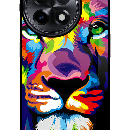 Lion OnePlus 11R Glass Case