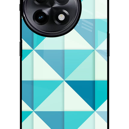 Abstract OnePlus 11R Glass Case