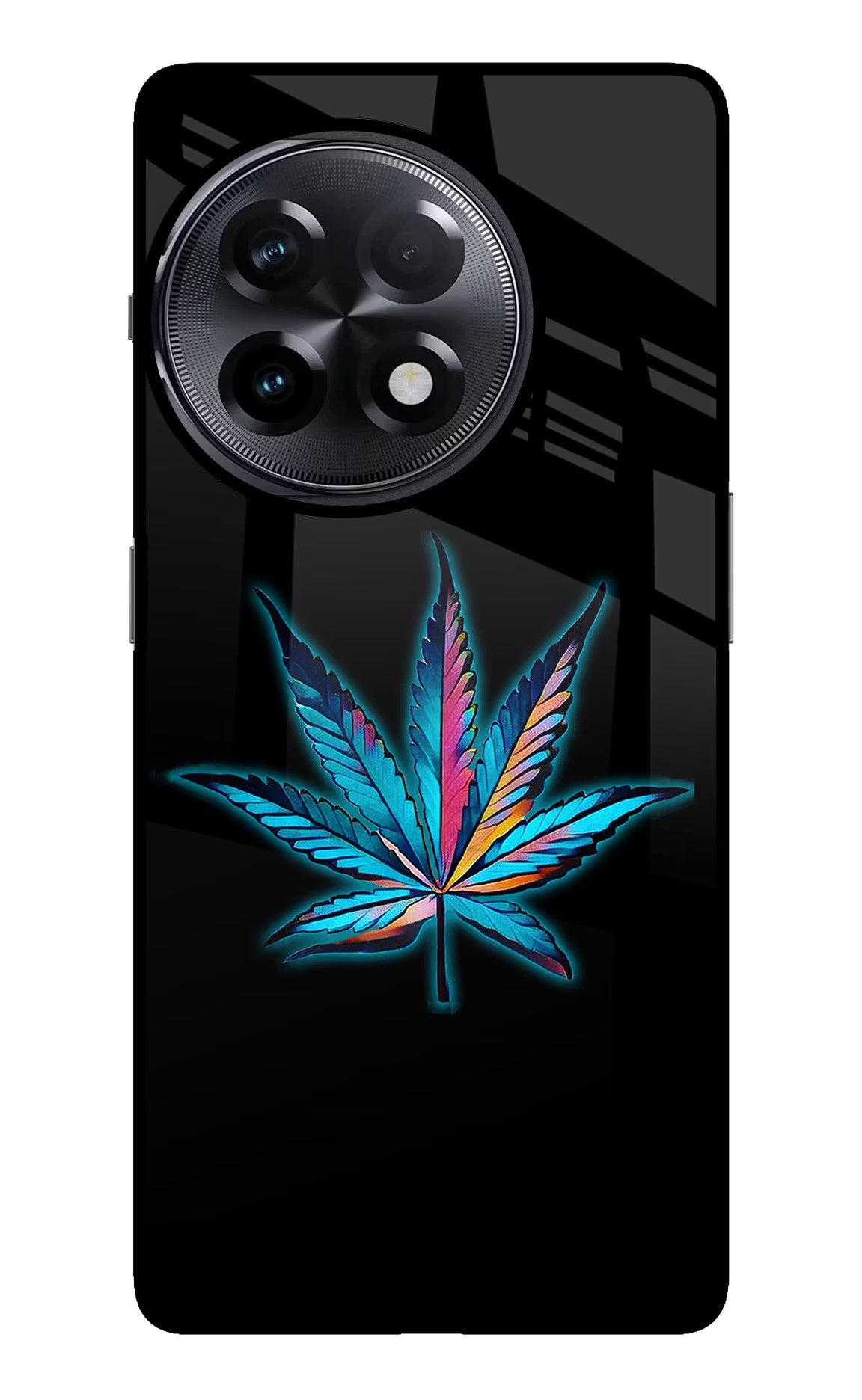 Weed OnePlus 11R Glass Case Back Cover by Casekaro