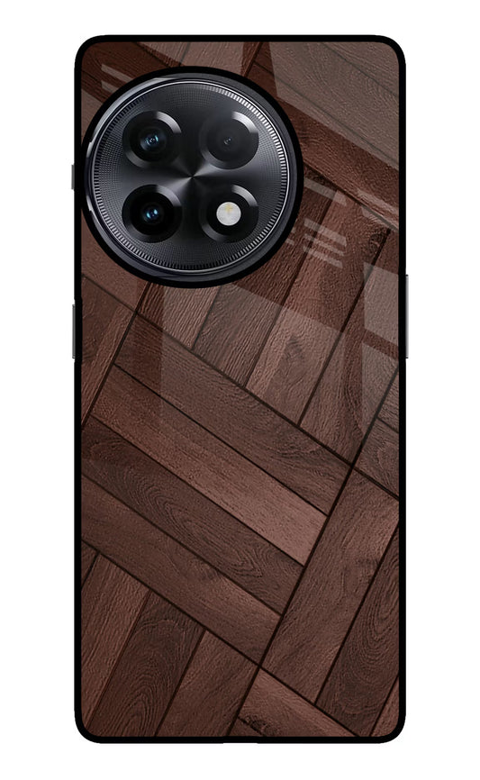Wooden Texture Design OnePlus 11R Glass Case