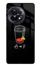 Coffee OnePlus 11R Glass Case Back Cover by Casekaro