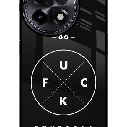 Go Fuck Yourself OnePlus 11R Glass Case