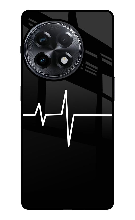 Heart Beats OnePlus 11R Glass Case