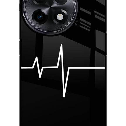 Heart Beats OnePlus 11R Glass Case
