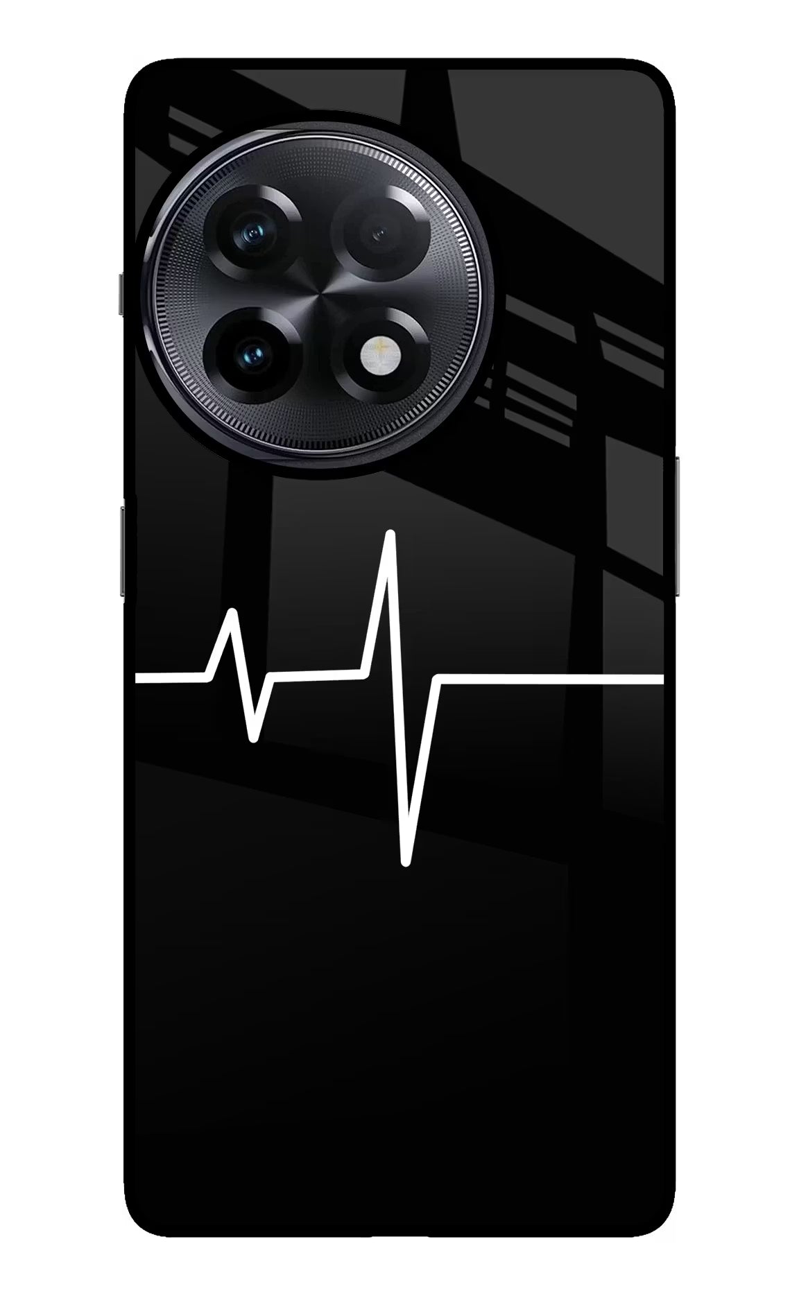 Heart Beats OnePlus 11R Glass Case Back Cover by Casekaro