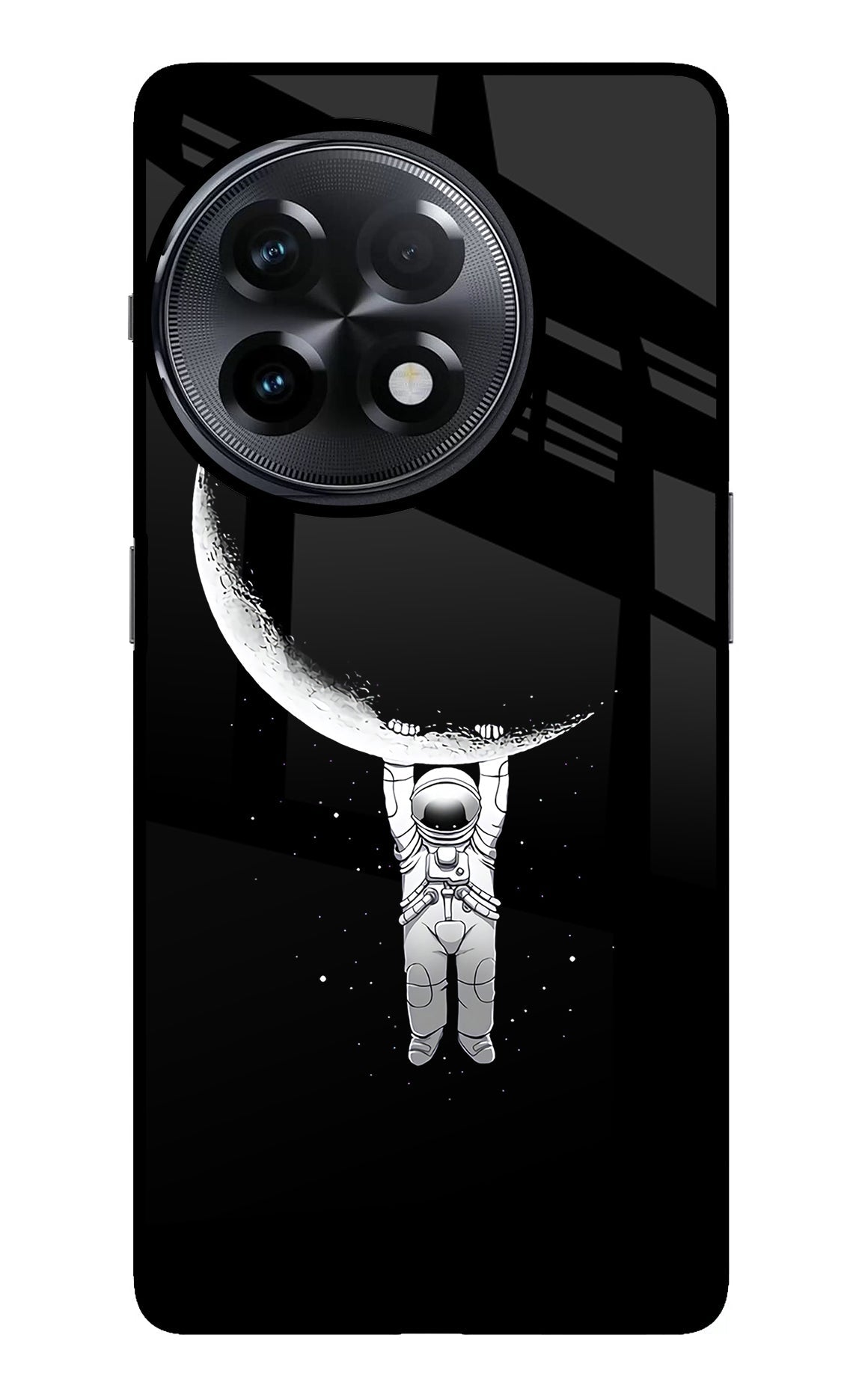 Moon Space OnePlus 11R Glass Case